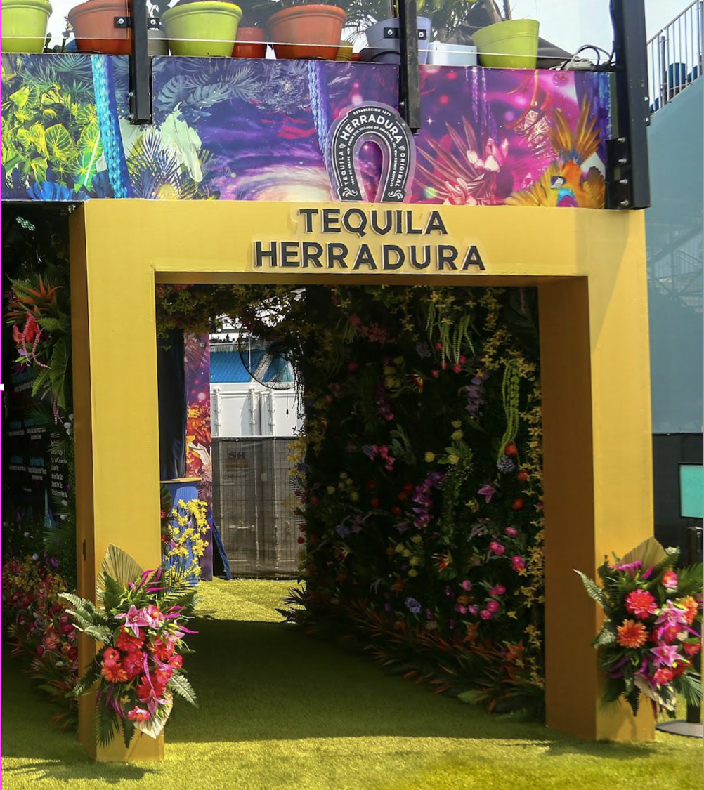 Tequila Herradura event activation entryway